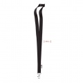 Lanyard in RPET 20 mm, Black