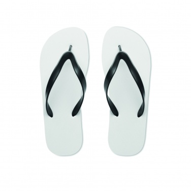 Logo trade advertising products image of: Sublimation beach slippers