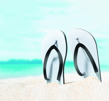 Logo trade promotional giveaways picture of: Sublimation beach slippers