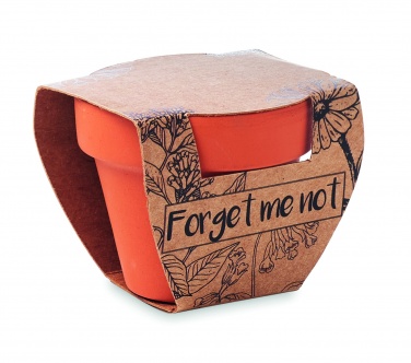 Logotrade advertising products photo of: Terracotta pot 'forget me not'