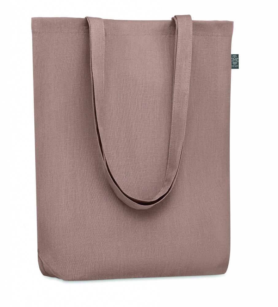 Logo trade advertising products image of: Shopping bag in hemp 200 gr/m²