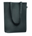 Shopping bag in hemp 200 gr/m², Black