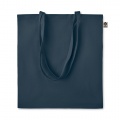 Organic cotton shopping bag, French Navy