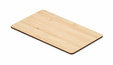 Logo trade corporate gifts image of: RFID card in bamboo material