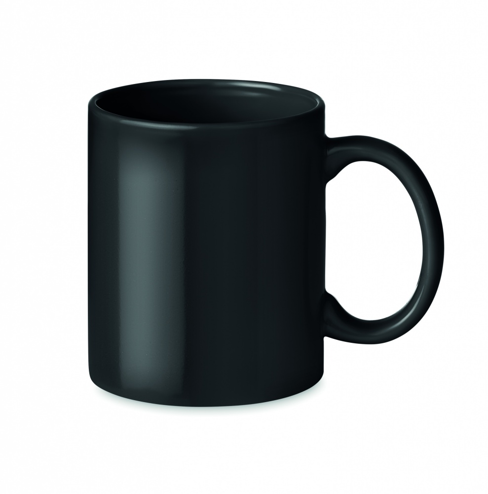 Logo trade promotional items image of: Coloured ceramic mug 300ml