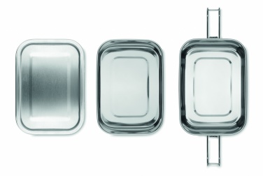 Logo trade promotional giveaways picture of: Stainless steel lunch box