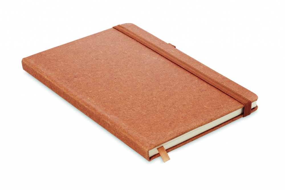 Logotrade business gift image of: Recycled Leather A5 notebook