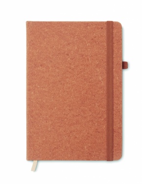 Logo trade corporate gifts picture of: Recycled Leather A5 notebook
