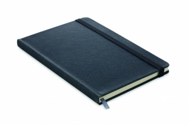 Logo trade promotional gifts image of: Recycled Leather A5 notebook