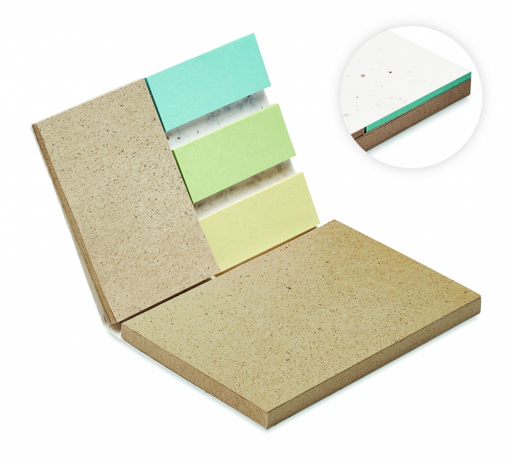 Logotrade business gifts photo of: Grass/seed paper memo pad