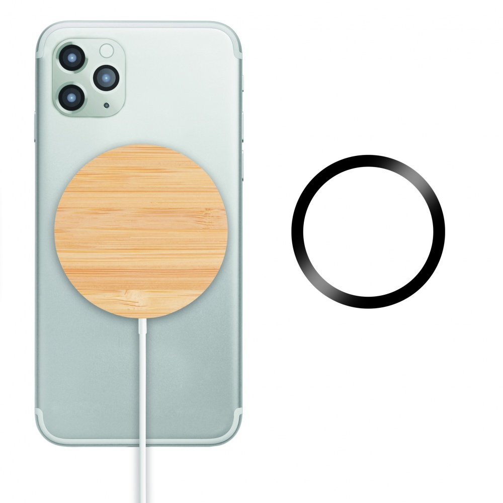 Logo trade promotional giveaway photo of: Magnetic Wireless charger 10W