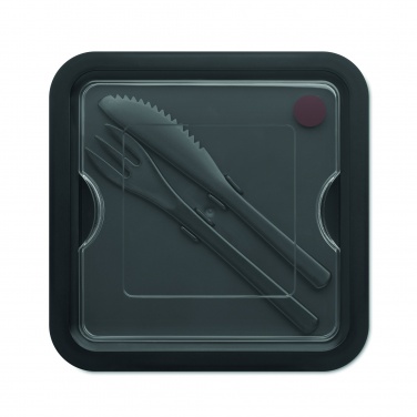 Logo trade advertising products picture of: Lunch box with cutlery 600ml
