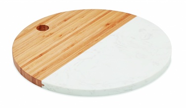 Logotrade promotional gift image of: Marble/ bamboo serving board