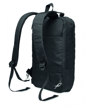 Logo trade promotional gifts image of: Laptop backpack in 300D RPET