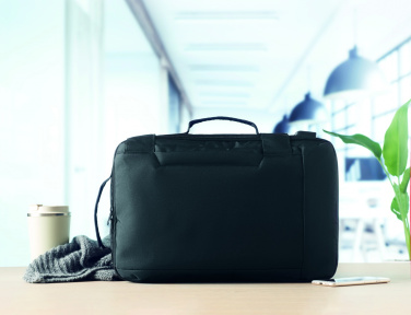 Logo trade promotional item photo of: Laptop backpack in 300D RPET