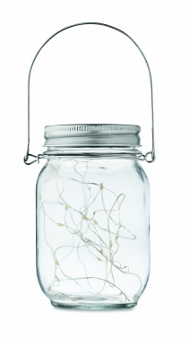 Logo trade promotional product photo of: Solar mason jar outdoor lamp