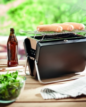 Logo trade promotional gift photo of: Portable barbecue and stand
