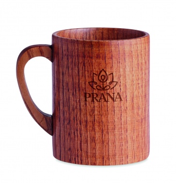 Logotrade promotional product picture of: Oak wooden mug 280 ml