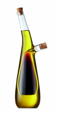 Logo trade promotional items image of: Glass oil and vinegar bottle