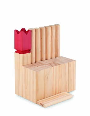 Logo trade promotional products image of: Pinewood outdoor throwing game