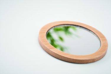 Logotrade advertising product image of: Bamboo make-up mirror