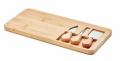 Bamboo Cheese board set Leipzig, Wood