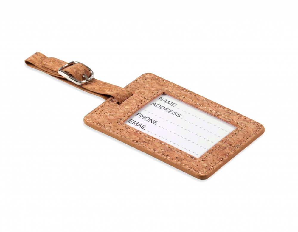 Logotrade advertising product picture of: Cork luggage tag