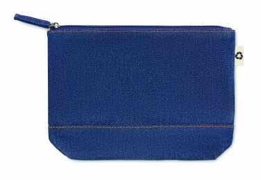 Logotrade advertising product image of: Recycled denim cosmetic pouch