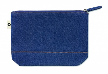 Logotrade promotional giveaway picture of: Recycled denim cosmetic pouch