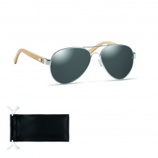 Bamboo sunglasses in pouch TARTU