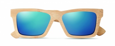 Logo trade advertising products picture of: Sunglasses and case in bamboo KEILA