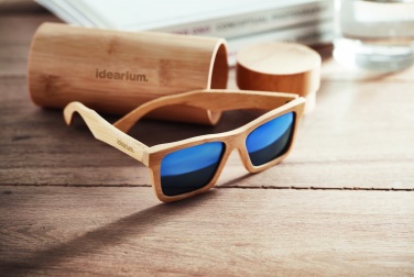 Logotrade corporate gifts photo of: Sunglasses and case in bamboo KEILA