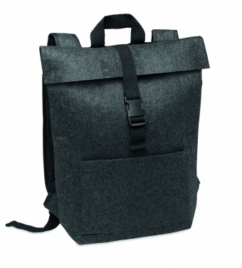 Logo trade promotional merchandise picture of: RPET felt backpack