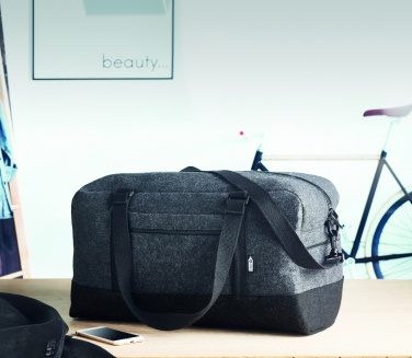 Logo trade promotional product photo of: RPET felt weekend bag