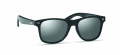 Sunglasses with bamboo arms NARVA, Shiny Silver