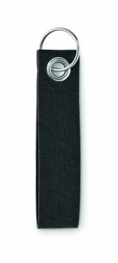 Logo trade promotional merchandise picture of: RPET felt key ring Hämeenlinna