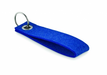 Logo trade business gift photo of: RPET felt key ring Hämeenlinna