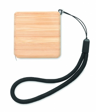 Logotrade business gifts photo of: Measuring tape in bamboo 1m