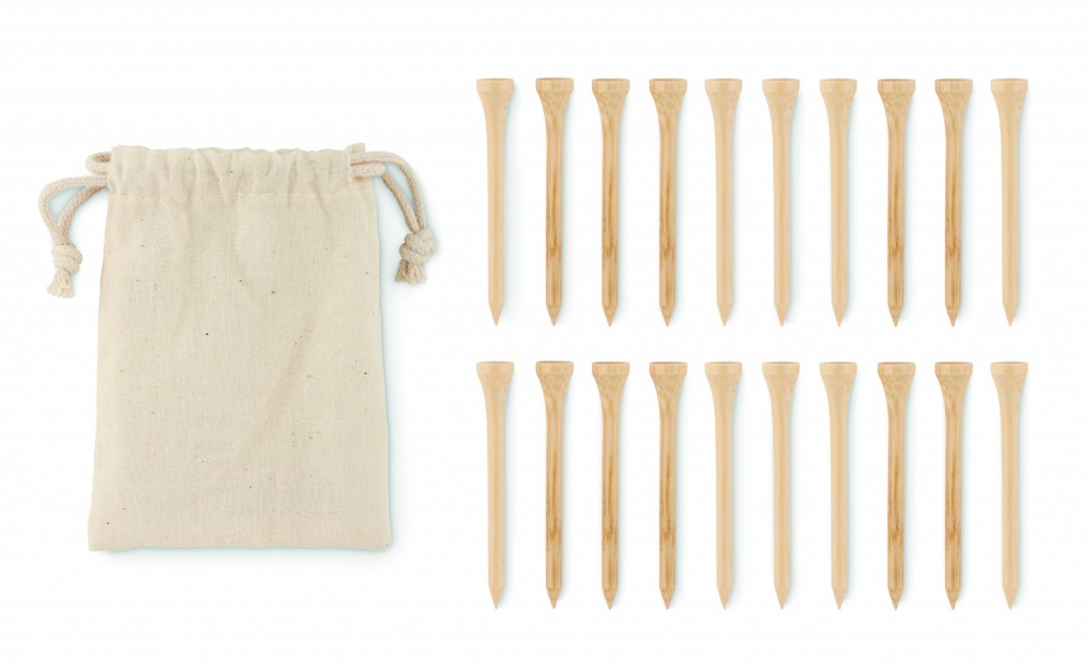 Logotrade corporate gifts photo of: 20 bamboo golf tees set