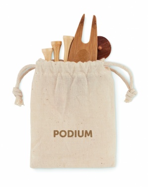 Logo trade business gifts image of: Golf accessories set in pouch
