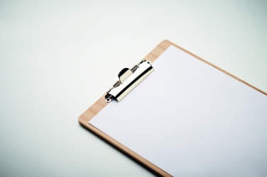 Logo trade promotional merchandise photo of: A4 bamboo clipboard