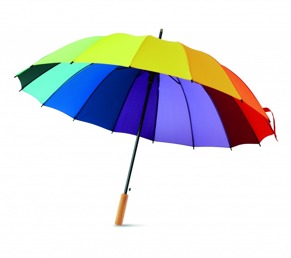 Logotrade promotional merchandise photo of: 27 inch rainbow umbrella