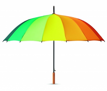 Logotrade promotional product picture of: 27 inch rainbow umbrella