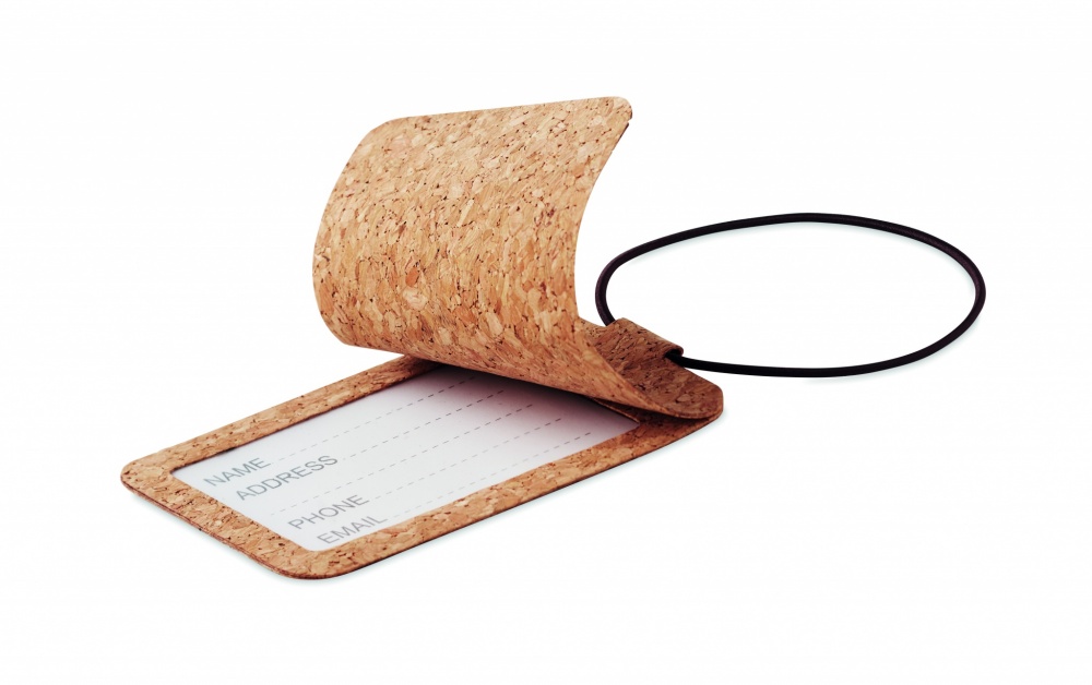 Logotrade promotional merchandise picture of: Cork luggage tag