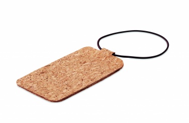 Logo trade promotional products image of: Cork luggage tag