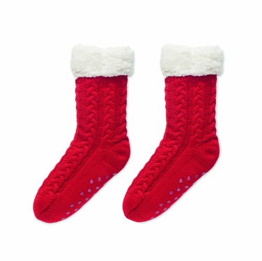 Logo trade promotional giveaway photo of: Pair of slipper sock M