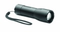 Small aluminium LED flashlight, Black