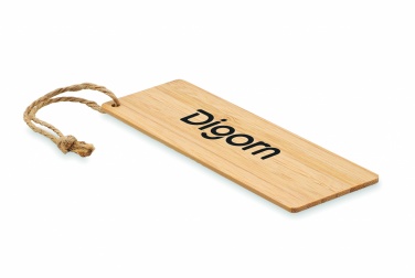 Logo trade promotional merchandise picture of: Bamboo bookmark