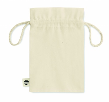 Logo trade corporate gift photo of: Small organic cotton gift bag