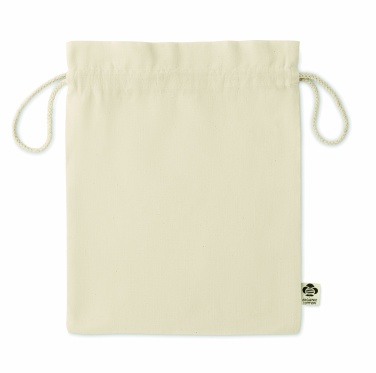 Logo trade promotional products image of: Medium organic cotton gift bag